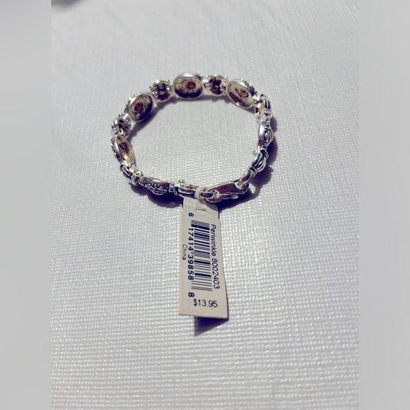 NEW SILVER And GOLD TONE BRACELET PERIWINKLE BY BARLOW With TAG - Picture 9 of 10